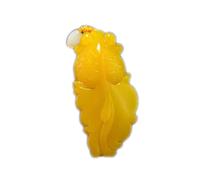 Collier talisman, Pendentif Feng Shui, collier pendentif Feng Shui en Jade jaune for femmes, véritable Yoga, poisson de Jade doré, mode de bon augure