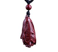 Collier talisman, Pendentif Feng Shui, Feng Shui Richesse Cinabre Chou Chinois Pendentif Collier Authentique Chakra Cristal Reiki Amulette Chanceux Richesse Éloigner Les Mauvais Esprits Collier Cadeau