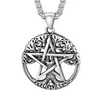 Collier Talisman Protection Personnalisable-Médaille Sceau des 7 Archanges-Michel-Gabriel-Raphaël-Zadkie-4 Archanges-Pendentif[517]