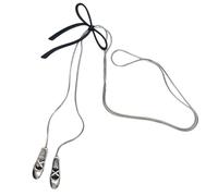 Collier tendance à breloques en forme de chaussure de ballet - Confortable - Chaîne de traction réglable - Accessoire élégant pour un usage quotidien - Cadeau idéal pour les amateurs de ballet