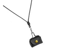 Collier tendance en cuir pour protéger les écouteurs et les pièces de monnaie, activités de plein air, usage quotidien, collier plastron pour femme, taille unique, Comme décrit, Comme décrit.