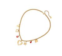 Collier tendance en forme de cœur en acier inoxydable pour peaux sensibles, style élégant, collier de clavicule réglable, taille unique, Comme décrit, Comme décrit.