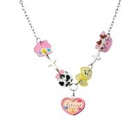 Collier tendance en résine pour chien en forme de cœur, styles polyvalents, accessoire de mode polyvalent, adapté pour un événement décontracté ou formel Collier à breloques tendance pour chien