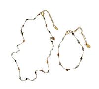 Collier tendance pour tous les jours - Élégant bracelet en perles - Parfait pour une utilisation quotidienne ou un bracelet en alliage spécial pour les occasions, taille unique, comme décrit, comme