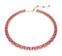 Swarovski Collier Millenia, Taille octogonale, Rose, Placage de ton or