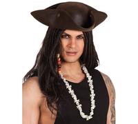 Collier Têtes De Mort Blanches Halloween Taille Unique Blanc