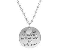 Collier « The Love Between A Mother And Son Is Forever » - Cadeau d'anniversaire de la part d'un fils - Traitement pratique
