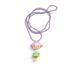 Collier Tinyly Tutti avec Pendentif Sculpté et Chaîne Colorée