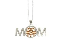Collier Totems mexicain antique civilisation mexicaine cadeau de fête des mères pour maman, grand-mère, cadeau d'anniversaire, M