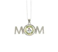Collier Tower Bridge London England Illustration Fête des Mères Cadeau pour Maman Nana Grand-mère Bijoux d'anniversaire, M