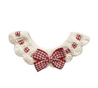 Collier tricoté pour Animaux de Compagnie, Bavoir en Laine Douce, décoratif, élégant, à la Mode, Accessoire pour la Photographie, Garde Les Animaux au Chaud et Propres (M (25 à 30 cm))