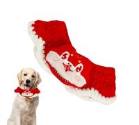 Collier tricoté pour chien, foulard en crochet pour animaux de compagnie - Bavoir en tricot pour animaux de compagnie - Collier doux pour animaux de compagnie - Collier de vacances pour animaux de