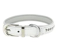 Collier - Trixie - Active Comfort - Cuir Véritable - Strass - Taille Xs 20-24 Cm