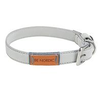 Collier - Trixie - Be Nordic - Cuir - Gris Clair - 40-46 Cm/20 Mm