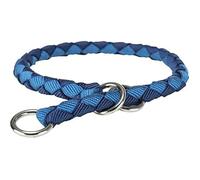 Collier - Trixie - Semi-Étrangleur - Indigo/Bleu Royal - Taille L¿Xl - Sangle Tressée Robuste