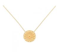 Collier Ulysse - COLLECTION CONSTANCE - Plaqué or 3 microns - Chaîne réglable 40/42 cm - Motif 2 cm - Femme