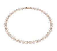 Collier Una Angelic, Taille ronde, Medium, Blanc, Doré à l’or rose 18 carats (750/1000) M