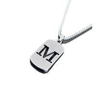 Collier unique en acier titane, taille réglable entre 41 cm et 50 cm, breloques personnalisées qui vous aident à raconter votre histoire (lettre de Z)