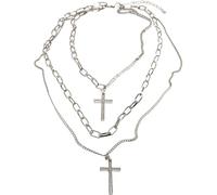 Collier Urban Classics layering ArgentÃ© TU