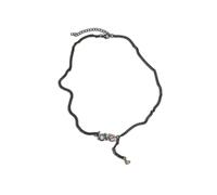 Collier Urban Classics Love Gris TU