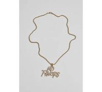 Urban Classics Unisex No Favor Necklace gold, one size