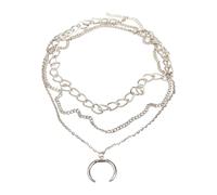 Collier Urban Classics Open Ring Layering Necklace argenté - UNI
