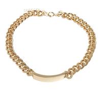Collier Urban Classics plate necklace - doré - TU