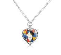 Collier urne en forme de chat mignon pour chien, chat, cendres, cœur, animaux domestiques, souvenir de crémation, pendentif étanche, bijoux commémoratifs, cadeaux pour femmes et hommes