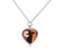 Collier urne en forme de chat noir avec chapeau de sorcière pour Halloween, collier pour chien, chat, cendres, cœur, animal de compagnie, souvenir de crémation, pendentif étanche, bijoux commémoratifs