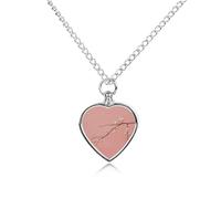 Collier urne funéraire en forme de cœur avec perles et pêche, bijou souvenir avec entonnoir, médaillon urne pour femme et homme pour contenir les cendres de vos proches animaux de compagnie