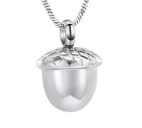 Collier urne funéraire en forme de tortue, pendentif en acier inoxydable, pour contenir les cendres ou les cheveux d'un animal de compagnie. Bijou souvenir funéraire durable et ouvrable - Argenté