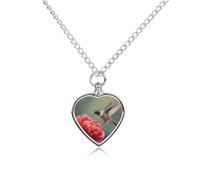 Collier urne funéraire étanche en forme de cœur avec kit de remplissage - Chaîne réglable de 70,1 cm - Bijou souvenir pour chien et chat - Cadeau de condoléances pour les amoureux des animaux