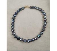 Collier VANINA avec perle d'eau douce noire nacrée