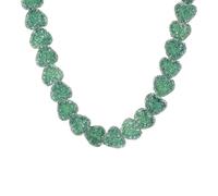Collier vibrant inspiré par le saule d'amour, en résine, couleur contrastée, cadeau pour votre accessoire de mode élégant, accessoire de chaîne tendance en couleur, taille unique, Comme décrit, Comme