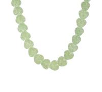 Collier vibrant inspiré par le saule d'amour, en résine, couleur contrastée, cadeau pour votre accessoire de mode élégant, accessoire de chaîne tendance en couleur, taille unique, Comme décrit, Comme