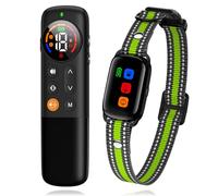 Collier Vibreur pour Chien, Portée de 3000m, Collier Dressage Chien avec Télécommande, 3 Mode BIP, Boost Vibration, Conforme Nouvelle Loi Bien-Être Animal, Étanche IP67, Adapté à Tous Les Chiens