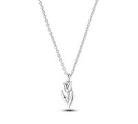 Collier vintage en forme de tulipe 925 pour femme, accessoire beau et polyvalent qui va avec n'importe quel style