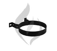 Collier vissage pour poêle vitrific noir ø 120-125 mm abva120 (boîte 2 unités)