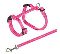 Trixie Lanière pour Chats Avec Bande de Motif pour Grand Chats, Nylon, Neuf