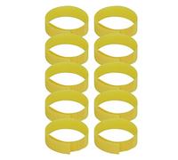 Colliers Anti-Crochets et Silencieux pour coqs, Lot de 10, réglables, en Nylon résistant, 18 x 2 cm. (Type Standard)