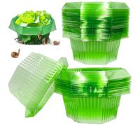 Colliers Anti-Limaces et Escargots, Anneaux Anti Limaces Efficaces, Colliers Anti-Limaces en Plastique, Couvertures Anti-Limaces et Escargots, Collier de Protection Plantes Contre Escargots