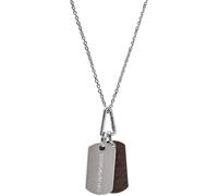 Colliers avec pendentif Emporio Armani Collection Argent Eagle Logo - homme