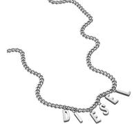 Colliers avec pendentifs en argent - Collection Diesel Chain - homme