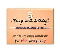 Colliers Bijoux Colliers Perles Bijoux Joyeux anniversaire cadeaux Bracelet perles de Bracelet cadeau pour femmes filles 11e 12e 13e 14e 15e 16e 17e 18e 19e 20e Colliers Nettoyeur Arbre Bâtons (N, A)