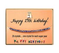 Colliers Bijoux Colliers Perles Bijoux Joyeux anniversaire cadeaux Bracelet perles de Bracelet cadeau pour femmes filles 11e 12e 13e 14e 15e 16e 17e 18e 19e 20e Colliers Nettoyeur Arbre Bâtons (V, A)