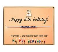 Colliers Bijoux Colliers Perles Bijoux Joyeux anniversaire cadeaux Bracelet perles de Bracelet cadeau pour femmes filles 11e 12e 13e 14e 15e 16e 17e 18e 19e 20e Colliers Nettoyeur Arbre Bâtons (D, A)