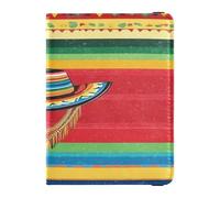 Colliers Cinco De Mayo de style mexicain en cuir synthétique avec poncho pour carte d'immatriculation et d'assurance, boîte à gants, pour permis de conduire, cartes et documents essentiels pour homme