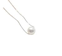 Colliers cool pour hommes 6/8/10 mm pendentif en perles imitation pour femmes Élégant romantique invisible en fil de poisson avec col clavicule Bijoux de mariage cadeaux Chaîne réglable unisexe