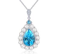 Colliers Dames Bijoux de Mode Drop Shape Pendant Perle Freshater Pearl Exquis ÉLÉGANT Pendant Colle Pendants Femme