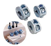 Colliers de Butée de Foret 3 Pièces, Anneaux d'arrêt de Profondeur de Perçage en Alliage de Zinc avec clé Hexagonale de Type, Colliers de Butée de Foret, Bague d'arrêt de